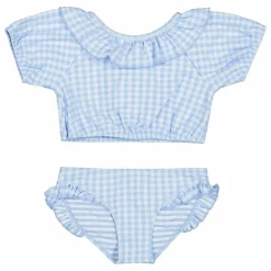 Maillot de Bain Bonita Vichy | Bleu ciel