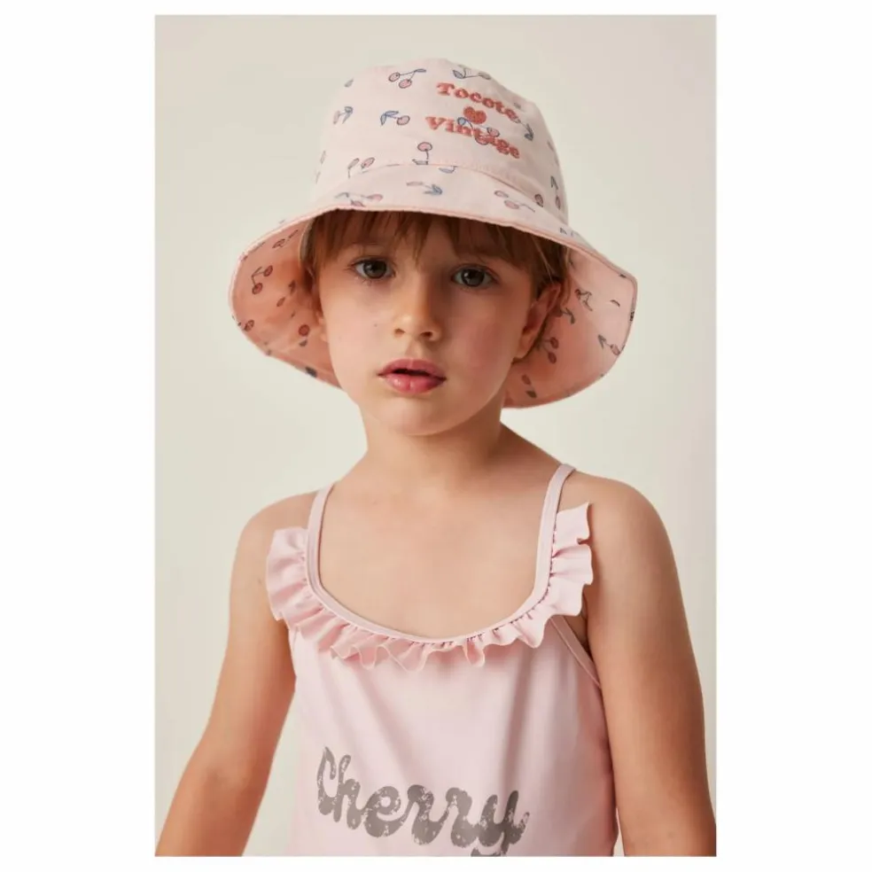 Maillot de bain Cerises | Rose pâle