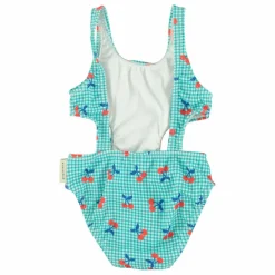 Maillot de Bain Cherry Fibres Recyclées | Turquoise