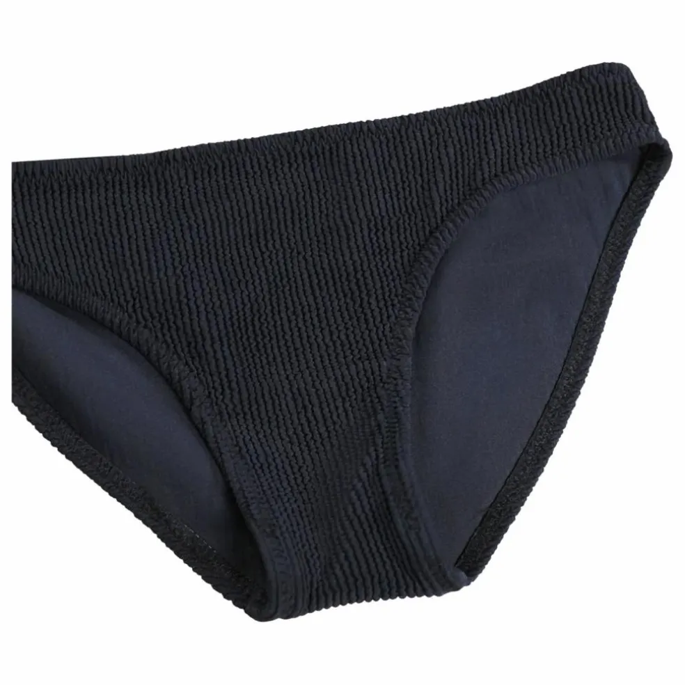 Maillot de Bain Côtelé Nola Crepe Fibres Recyclées | Noir