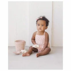 Maillot de Bain Cœurs Volants | Rose