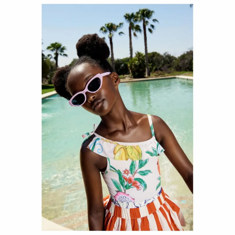 Maillot de Bain Fruit de la Passion Fibres Recyclées | Ecru