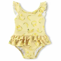 Maillot de Bain Nalani Bananes Fibres Recyclées | Jaune