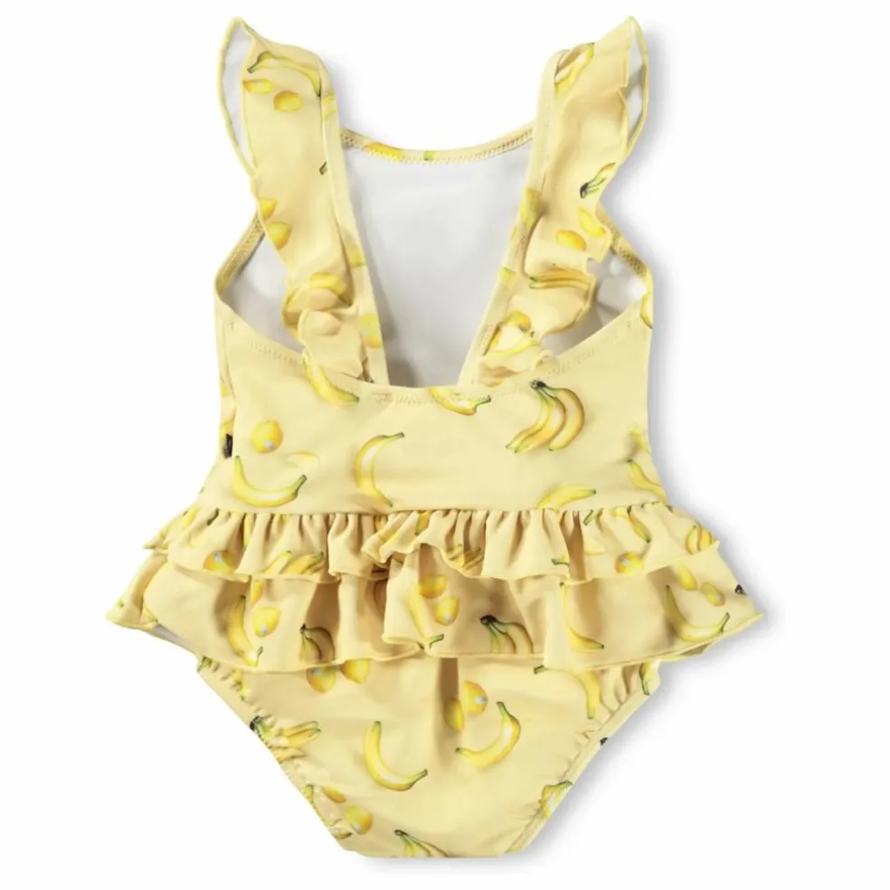 Maillot de Bain Nalani Bananes Fibres Recyclées | Jaune