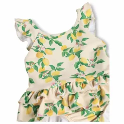 Maillot de Bain Nalani Citrons Fibres Recyclées | Jaune pâle