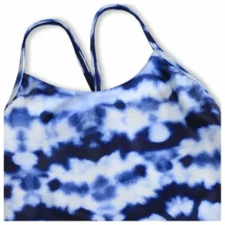 Maillot de Bain Nanna Tie and Dye Fibres Recyclées | Bleu