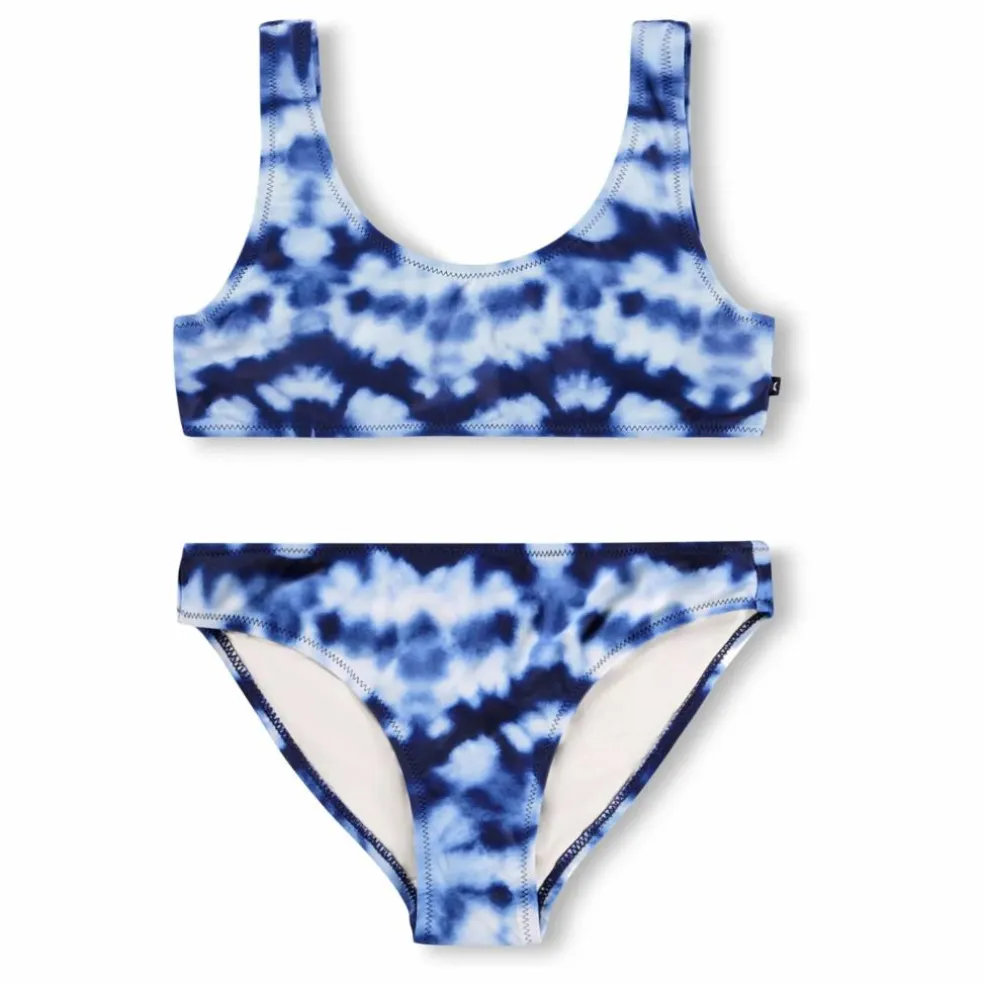Maillot de Bain Nola Tie and Dye Fibres Recyclées | Bleu marine