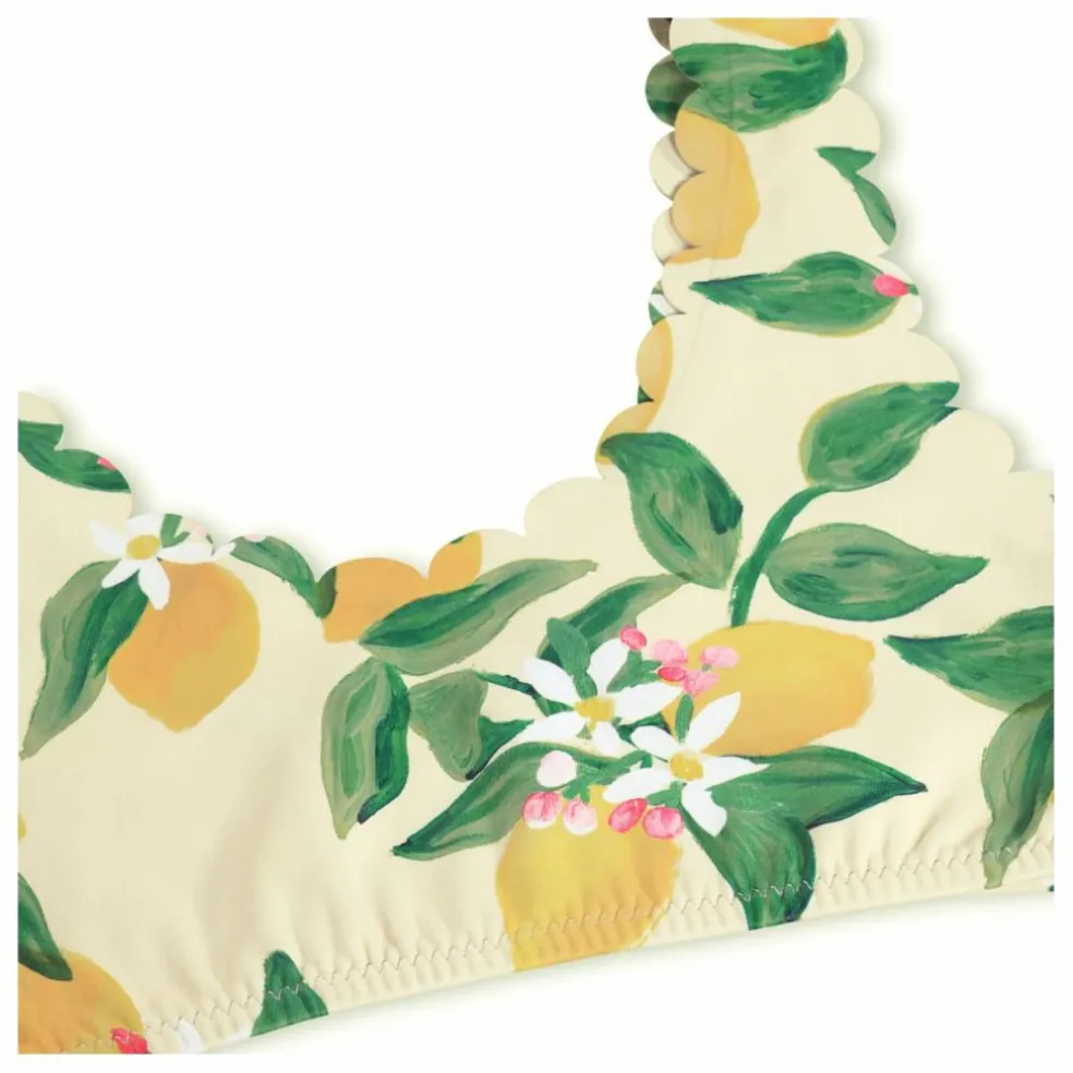 Maillot de Bain Nolina Citrons Fibres Recyclées | Jaune pâle