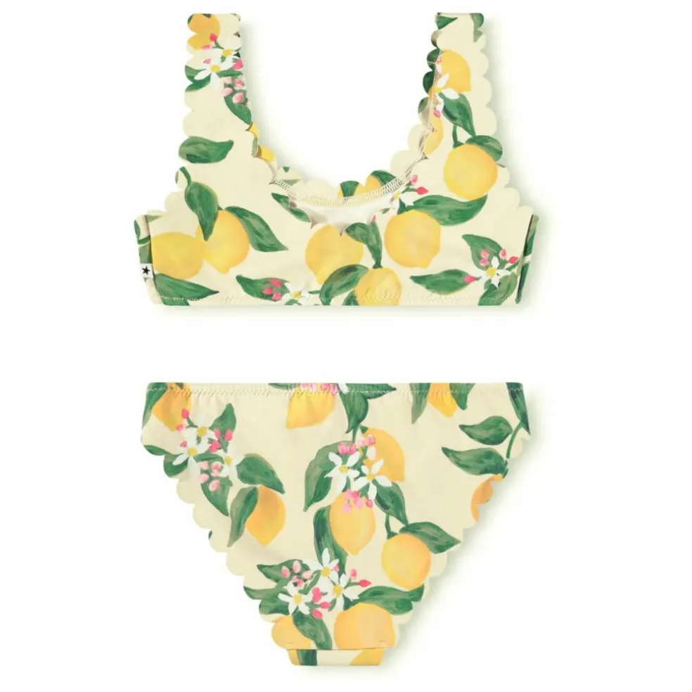 Maillot de Bain Nolina Citrons Fibres Recyclées | Jaune pâle
