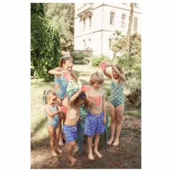 Maillot de Bain Nœud Eponge Bio | Bleu ciel