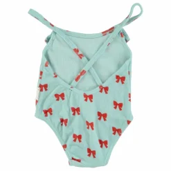 Maillot de Bain Nœud Eponge Bio | Bleu ciel
