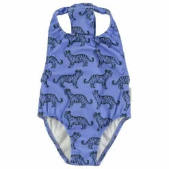Maillot de Bain Tiger Fibres Recyclées | Bleu