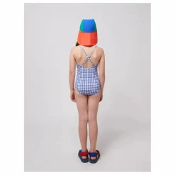 Maillot de Bain Vichy Fibres Recyclées | Bleu marine