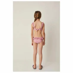 Maillot de bain Volants Léopard | Corail