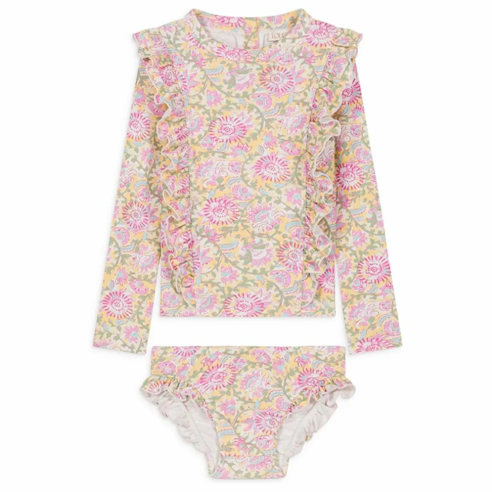 Maillot de Bain Yanika Fibres Recyclées | Jaune