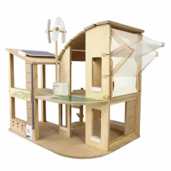 Maison de poupée écologique meublée
