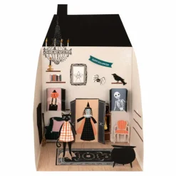 Maison Halloween en papier à décorer