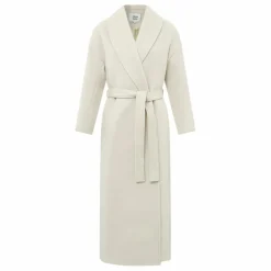 Manteau Ceinturé Laine Vierge | Sable