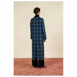 Manteau Cesar Carreaux | Bleu