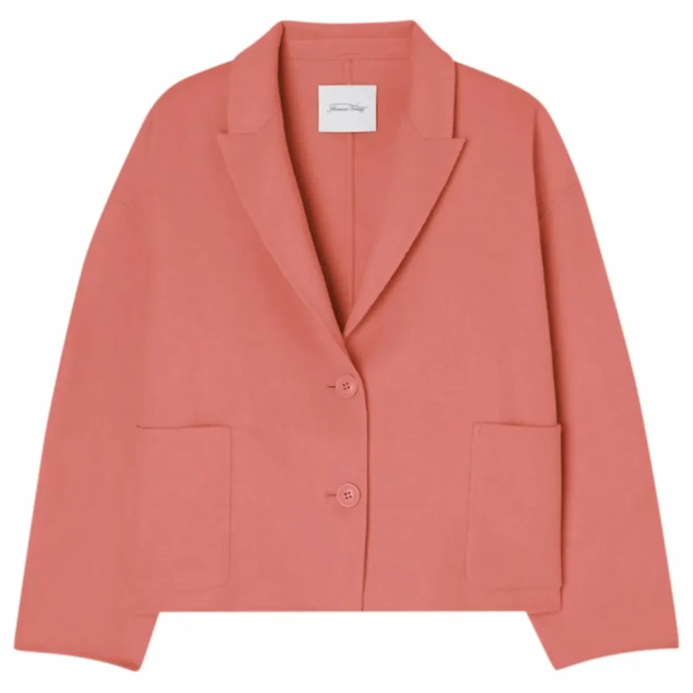 Manteau Court Boule Dadoulove Laine | Rose Litchi