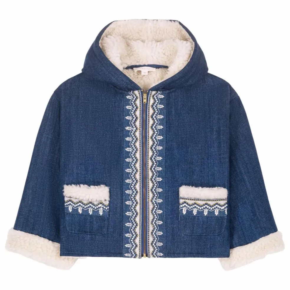 Manteau en Jean Melvette | Bleu