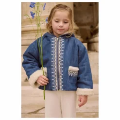 Manteau en Jean Melvette | Bleu