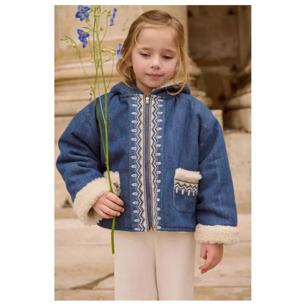 Manteau en Jean Melvette | Bleu