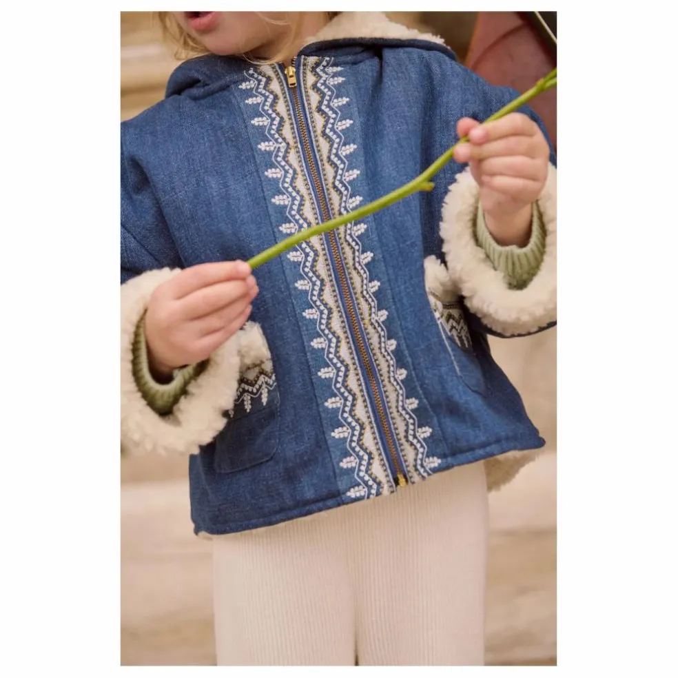 Manteau en Jean Melvette | Bleu