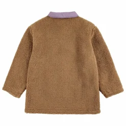 Manteau Façon Sherpa Fibres Recyclées | Marron