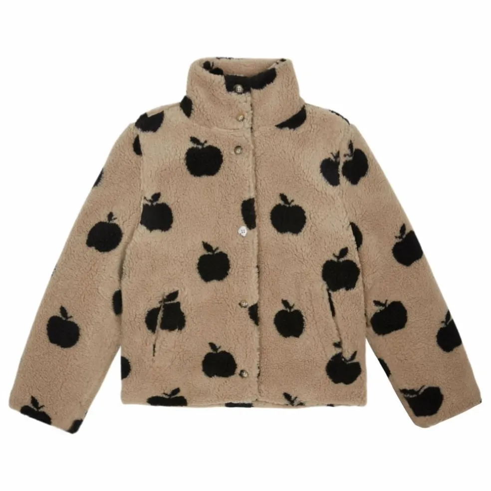 Manteau Façon Sherpa Pommes | Beige