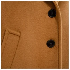 Manteau Long en Laine Recyclée | Sable