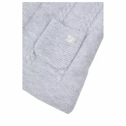 Manteau Polaire Doublé Maille | Gris chiné