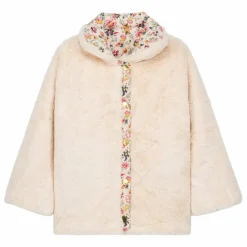 Manteau Réversible Façon Fourrure Dalila Coton Bio | Crème