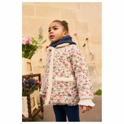 Manteau Réversible Façon Fourrure Dalila Coton Bio | Crème