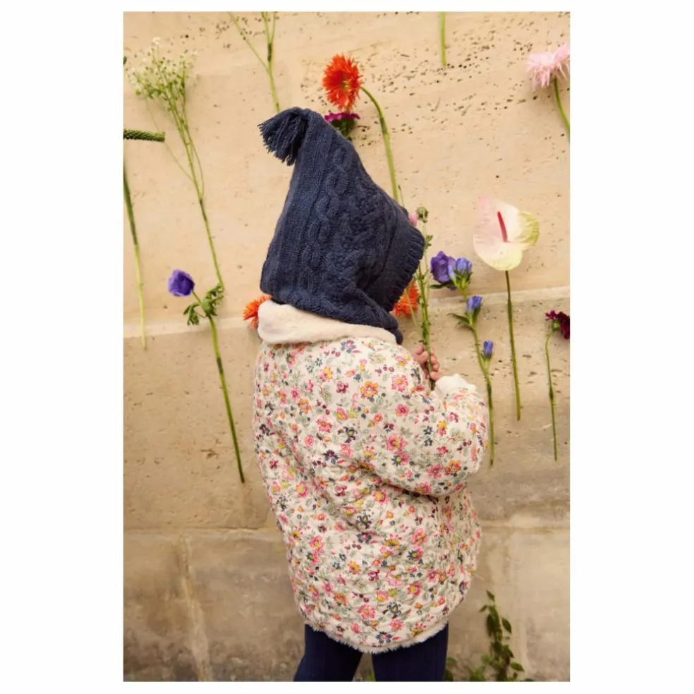 Manteau Réversible Façon Fourrure Dalila Coton Bio | Crème