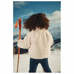 Manteau Réversible Façon Fourrure Jasmina Coton Bio | Crème