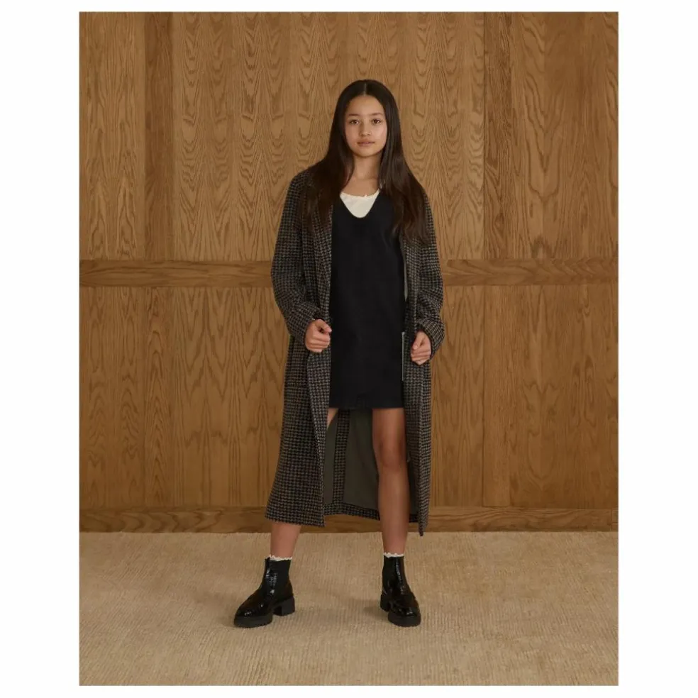 Manteau Vichy | Noir