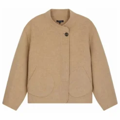 Manteau Windsor Laine | Beige chiné