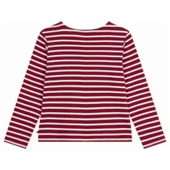 Marinière Boutons Cloches Coton Bio | Rouge