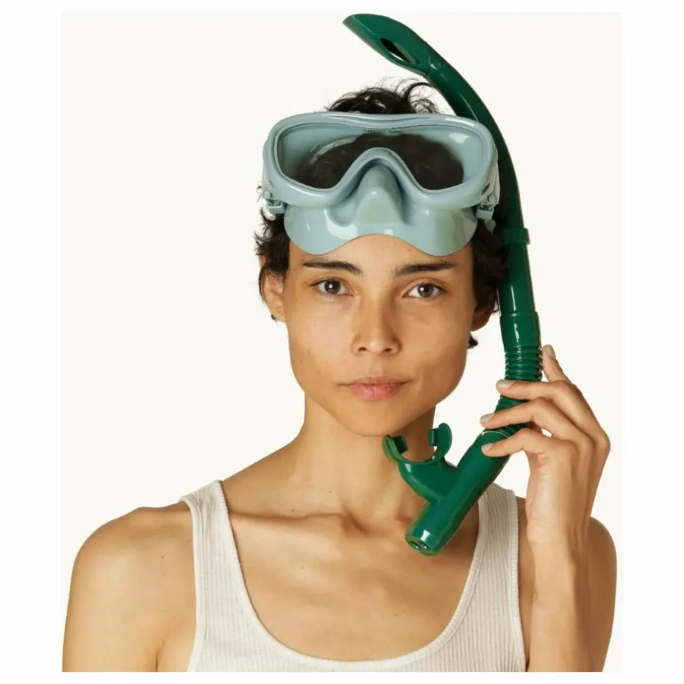 Masque de natation et tuba Ariel | Vert
