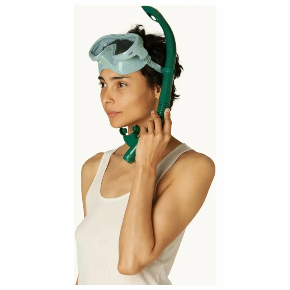 Masque de natation et tuba Ariel | Vert