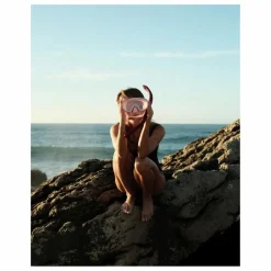Masque de natation et tuba Ariel | Rose