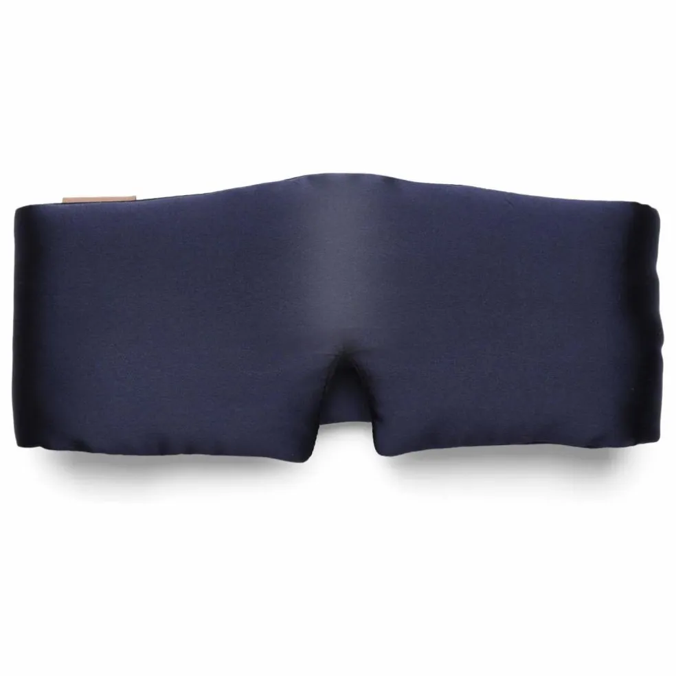 Masque de nuit bandeau en soie | Bleu nuit