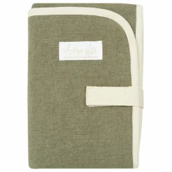 Matelas à langer de voyage en lin | Vert kaki