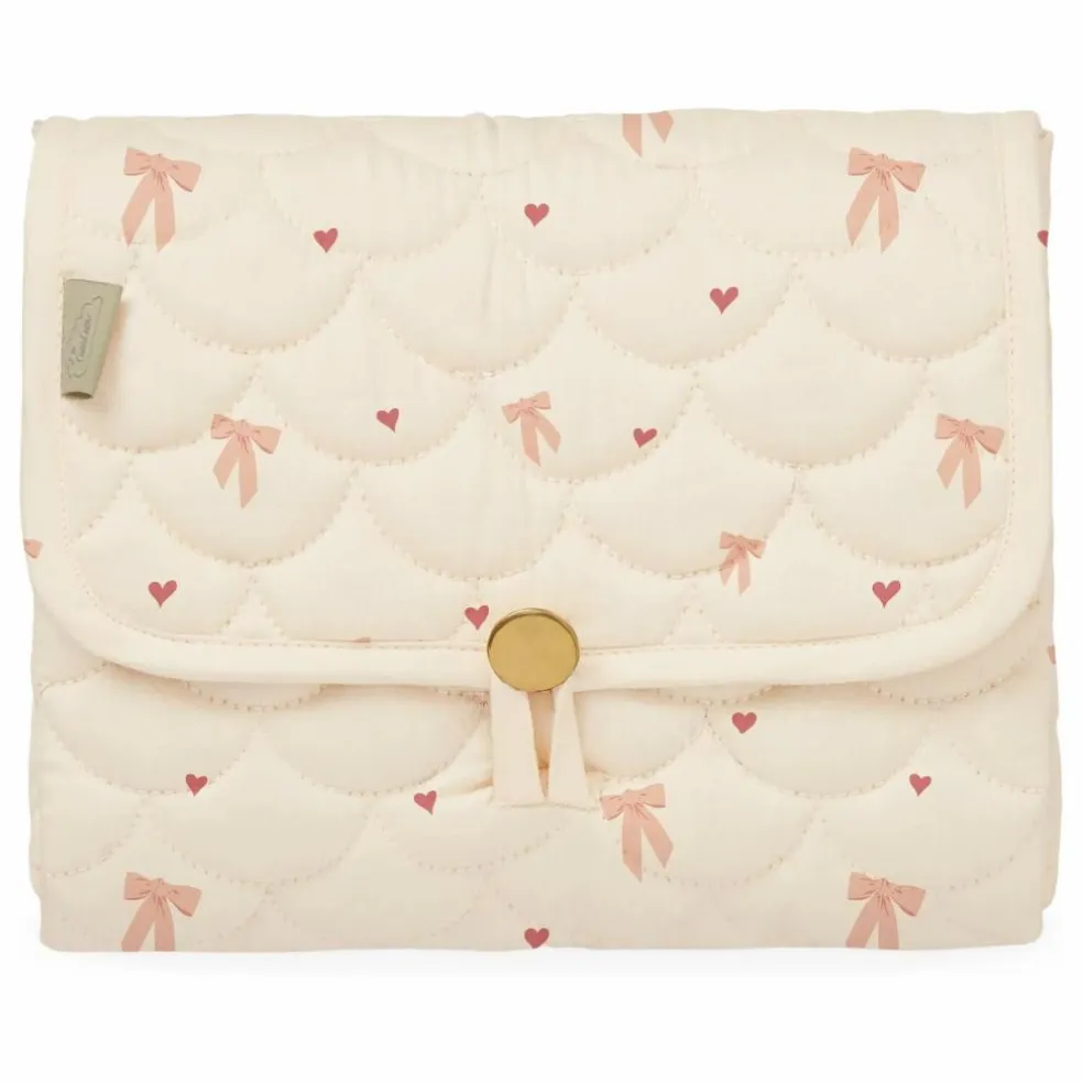 Matelas à langer de voyage Bows | Rose