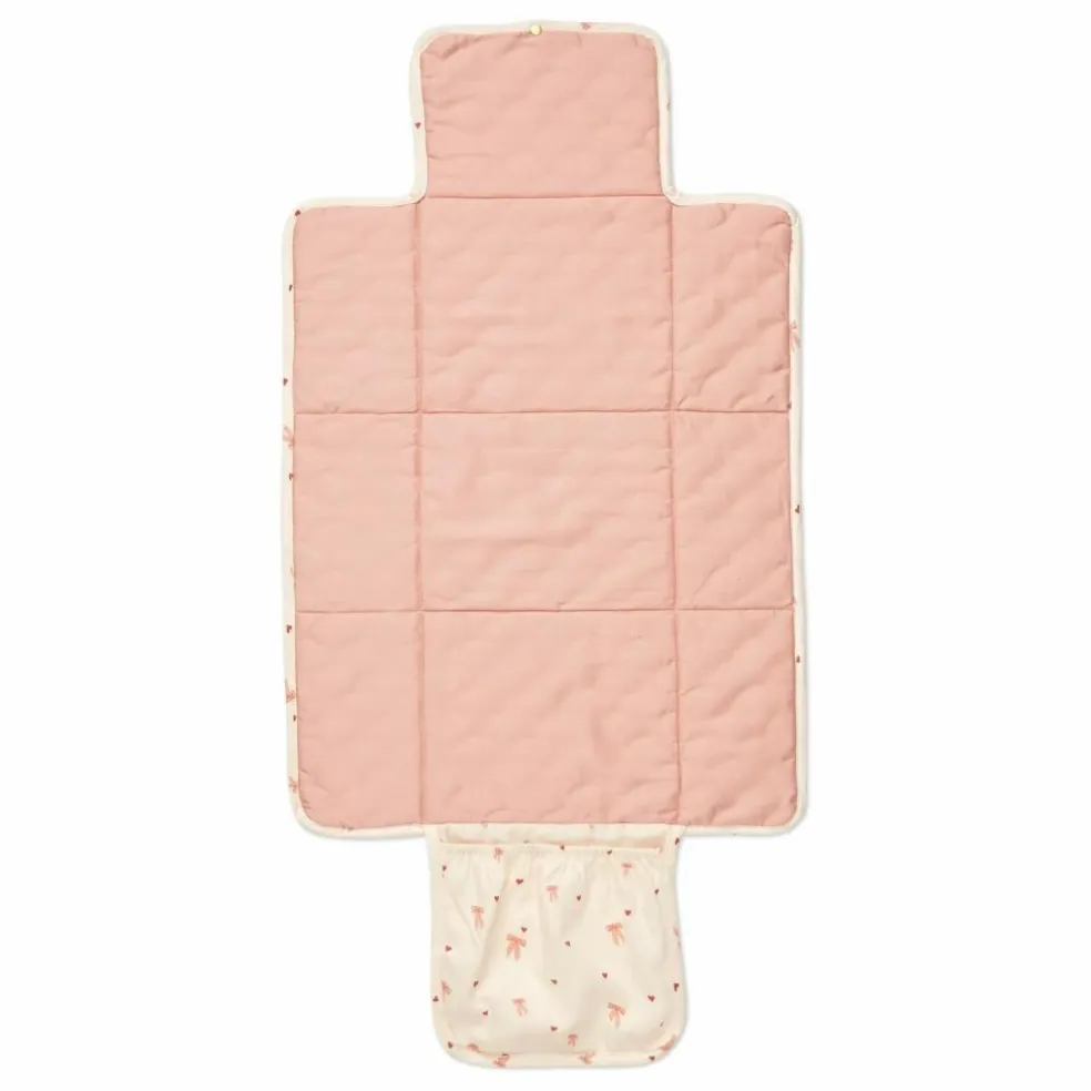 Matelas à langer de voyage Bows | Rose