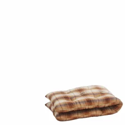 Matelas pour banc à carreaux en coton | Citrouille