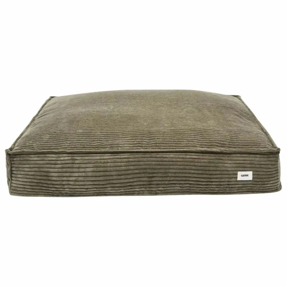 Matelas pour Chien en velours côtelé Cuadra | Vert