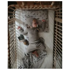 Matelas pour lit bébé Paul en coton bio | Blanc