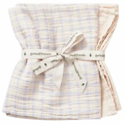 Maxi-langes Gingham Sky - Set de 2 | Bleu ciel